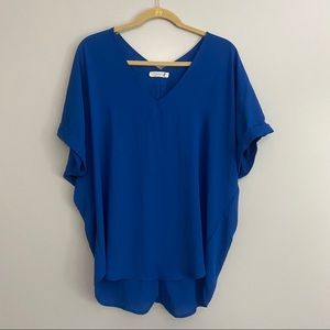 Vibrant blue blouse